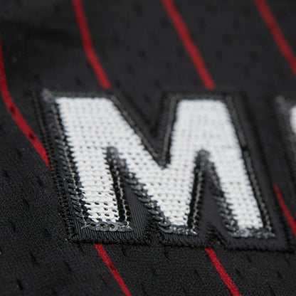 Dwyane Wade Miami Heat x DANNIJO Women's Fashion Cropped Basketball Jersey - Black | Mitchell & Ness discount