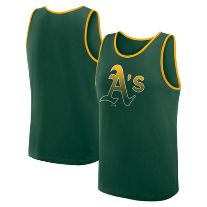 Athletics Logo Athletic Unmatched Success Tank Top - Green