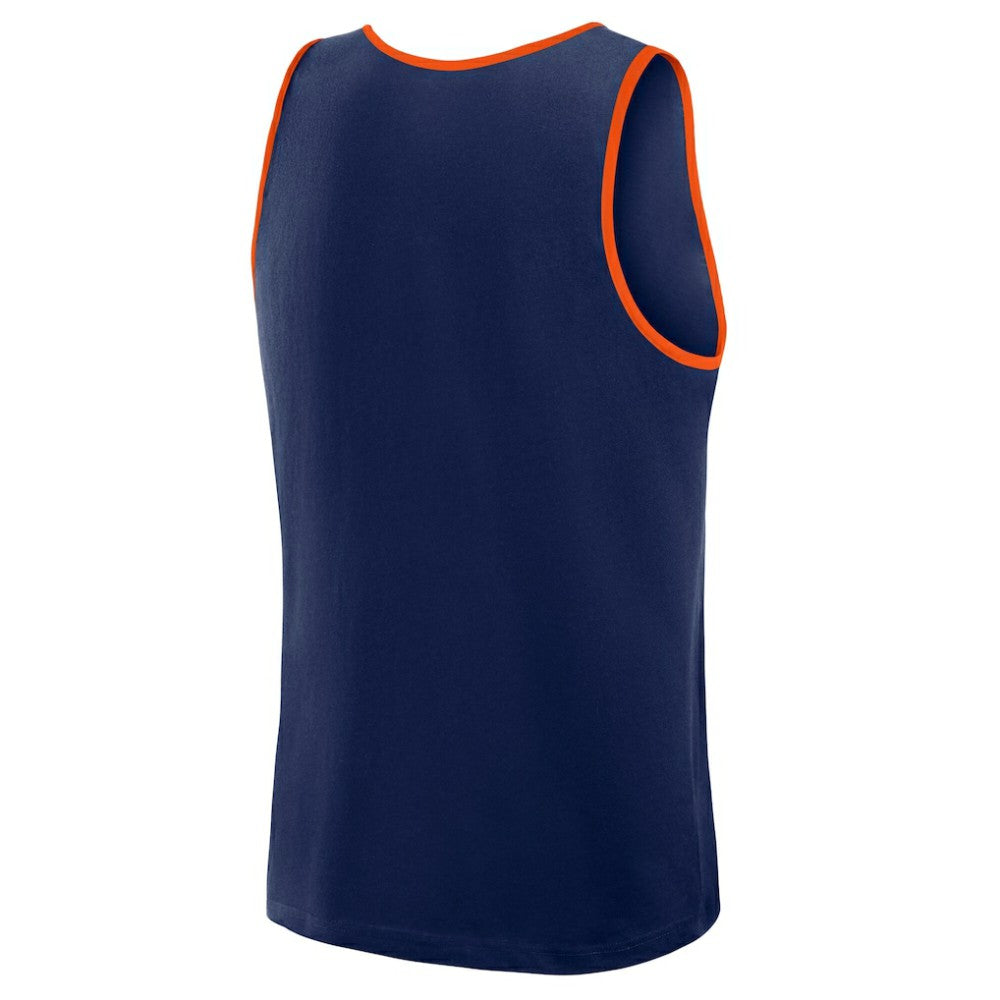 Detroit Tigers Logo Athletic Unmatched Success Tank Top - Navy