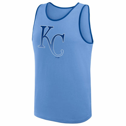 Kansas City Royals Logo Athletic Unmatched Success Tank Top - Light Blue