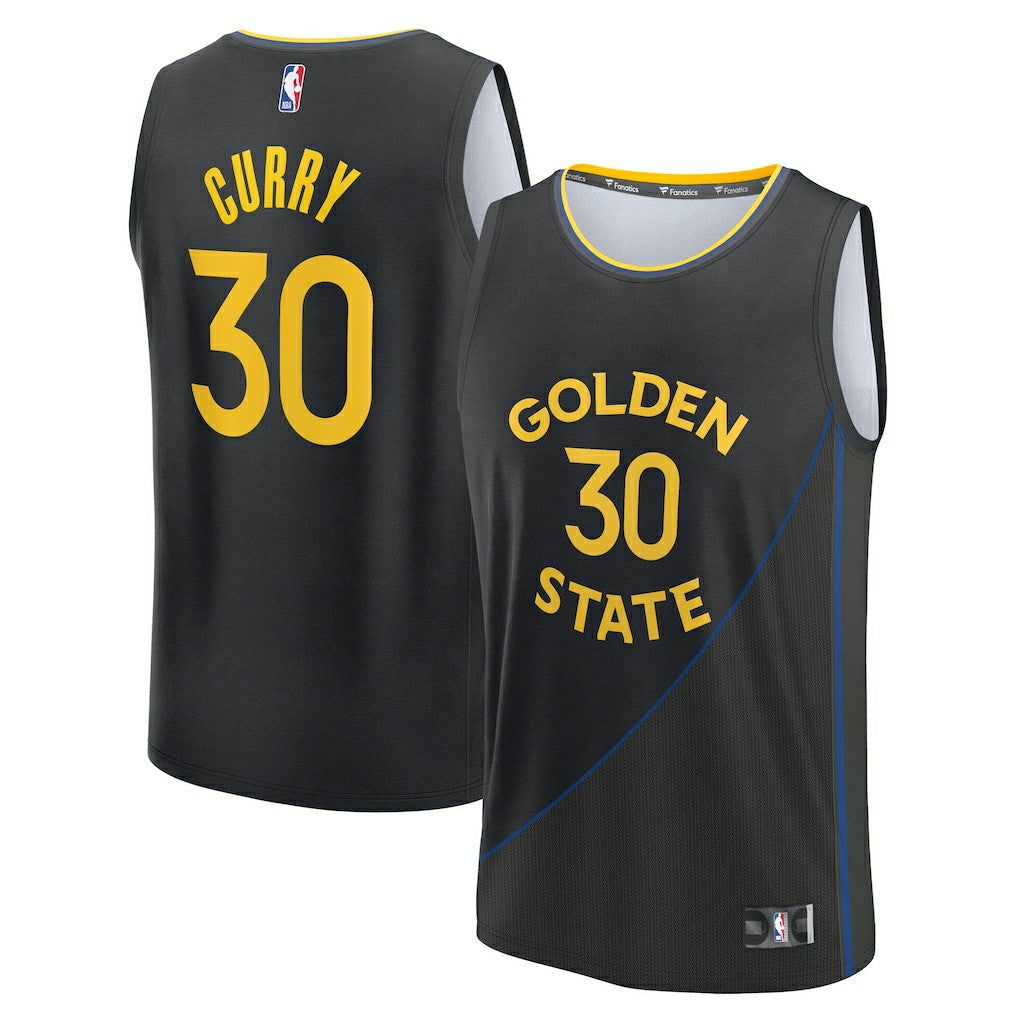 Stephen Curry Golden State Warriors Youth Fast Break Replica Player Jersey sale - Statement Editi- Black | Fanatics outlet