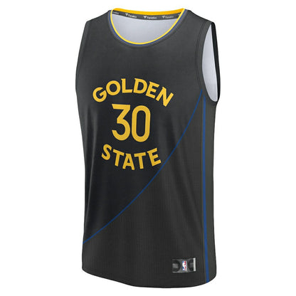 Stephen Curry Golden State Warriors Youth Fast Break Replica Player Jersey sale - Statement Editi- Black | Fanatics outlet