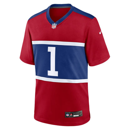 Malik Nabers New York Giants Alternate Game Jersey - Century Red | Nike for sale