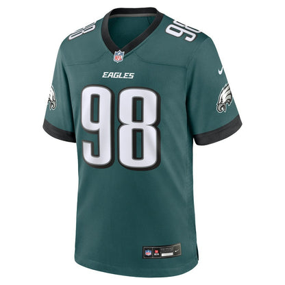 Jalen Carter Philadelphia Eagles Team Game Jersey - Midnight Green | Nike online