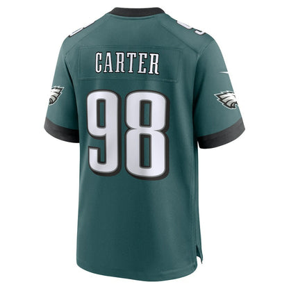 Jalen Carter Philadelphia Eagles Team Game Jersey - Midnight Green | Nike online