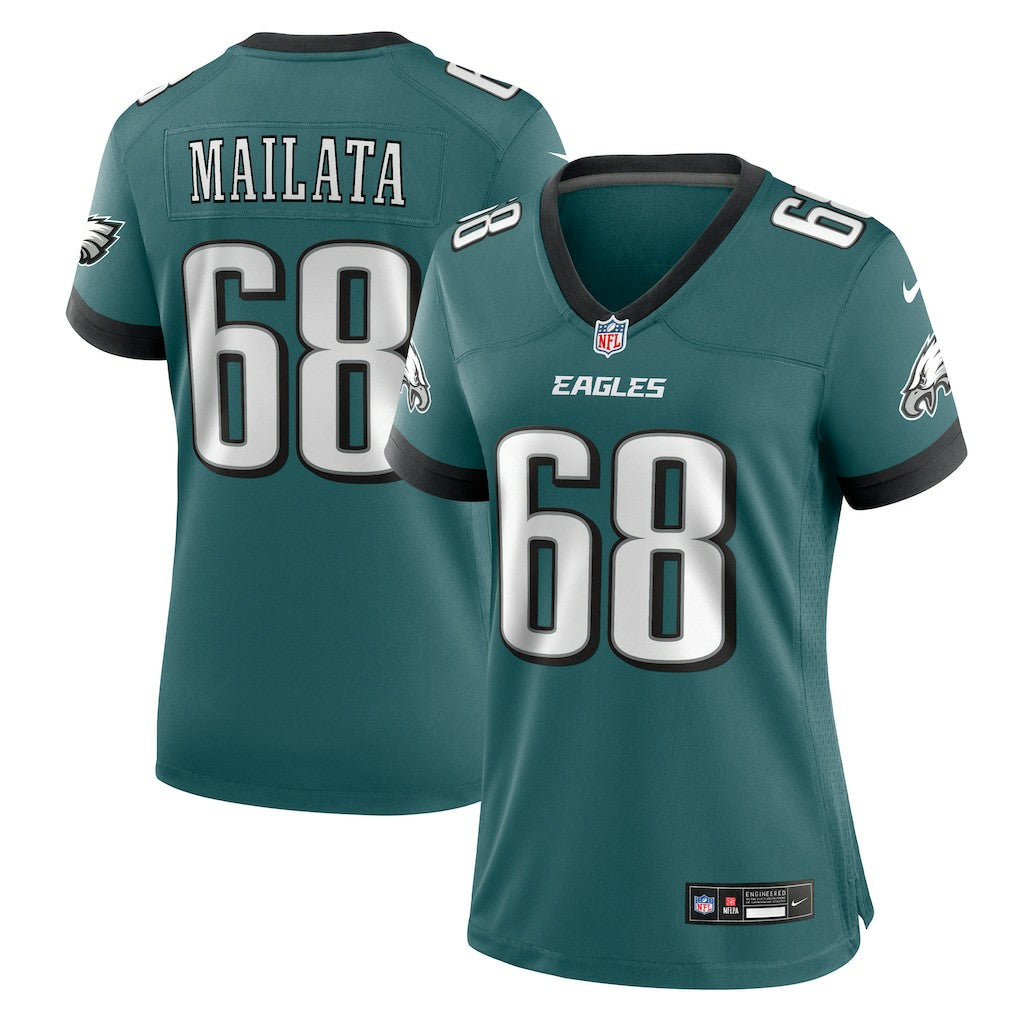 Jordan Mailata Philadelphia Eagles Women's Team Game Jersey - Midnight Green | Nike outlet