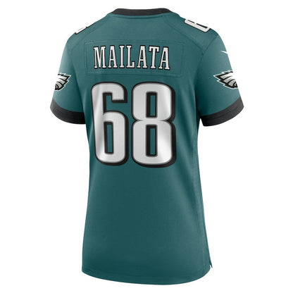 Jordan Mailata Philadelphia Eagles Women's Team Game Jersey - Midnight Green | Nike outlet