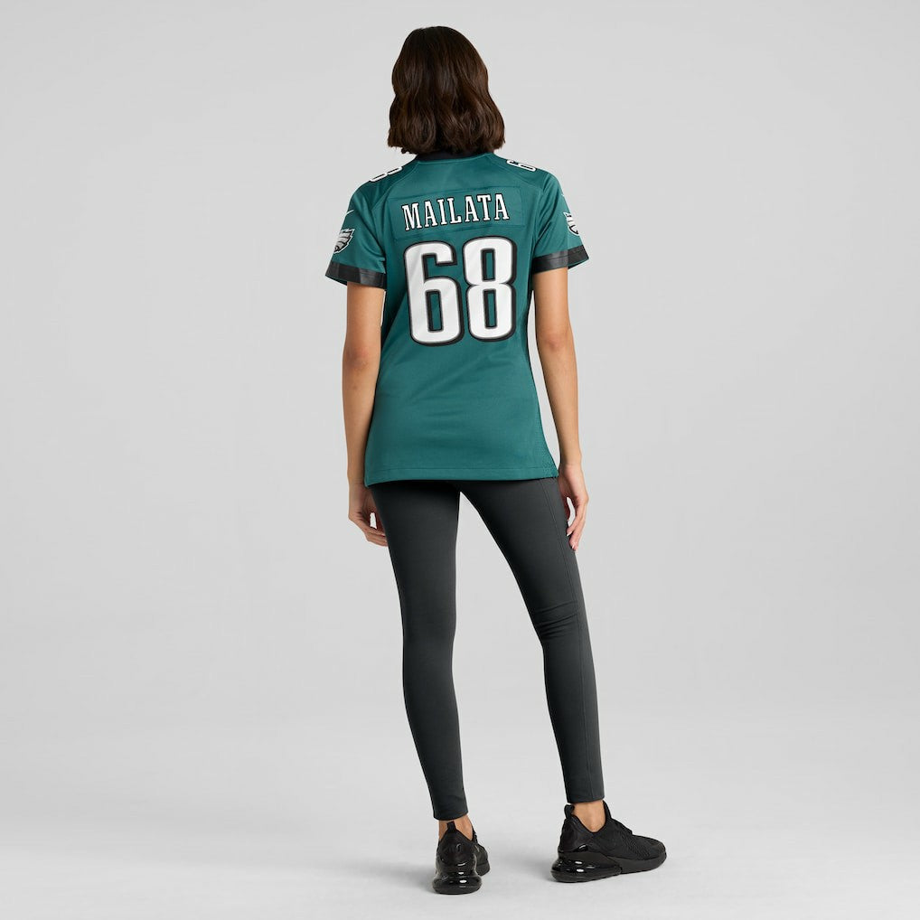 Jordan Mailata Philadelphia Eagles Women's Team Game Jersey - Midnight Green | Nike outlet