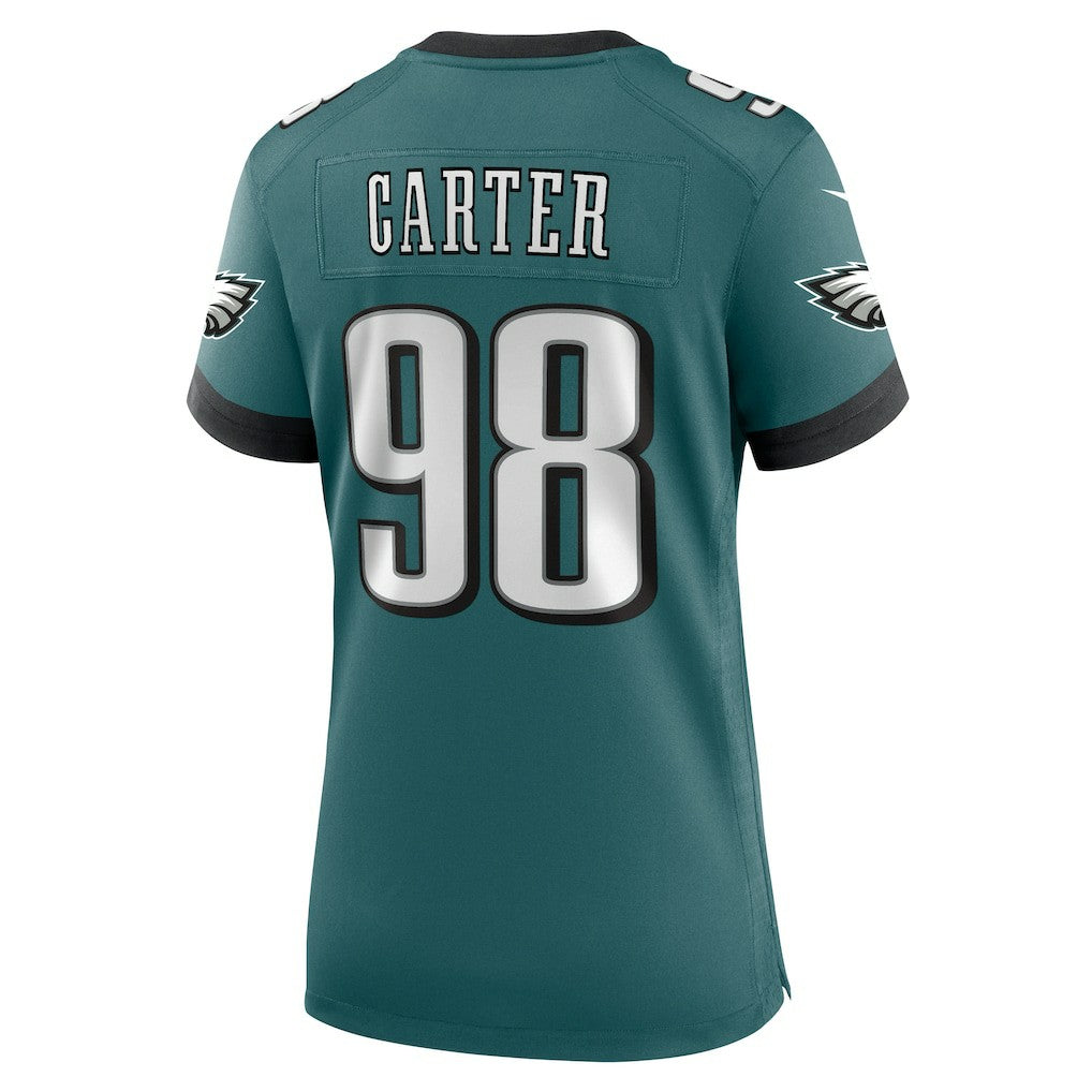 Jalen Carter Philadelphia Eagles Women's Team Game Jersey - Midnight Green | Nike cheap