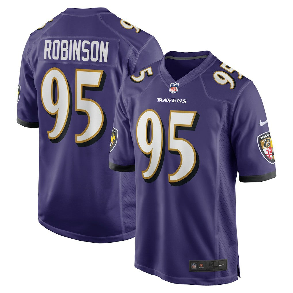 Tavius Robinson Baltimore Ravens Team Game Jersey - Purple | Nike for sale