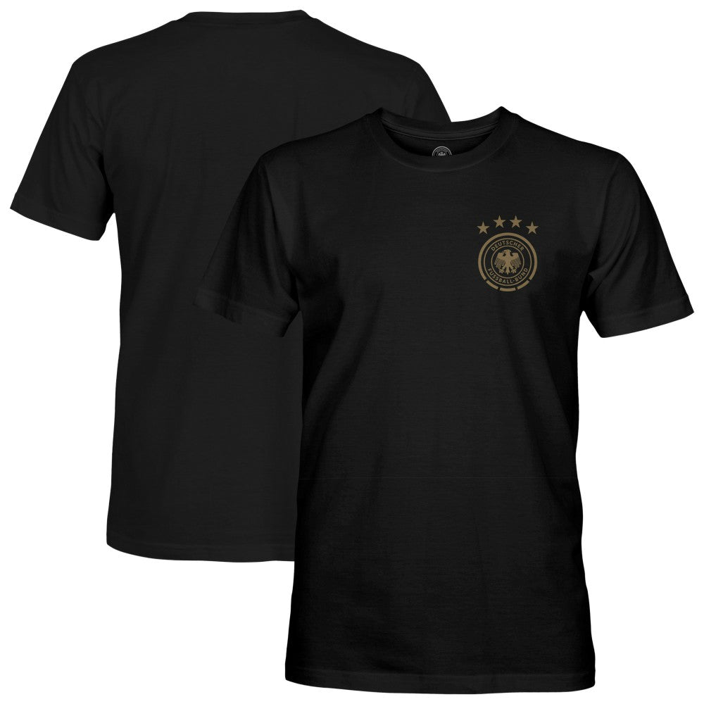 Germany National Team 1863FC Mono Badge T-Shirt - Black shop