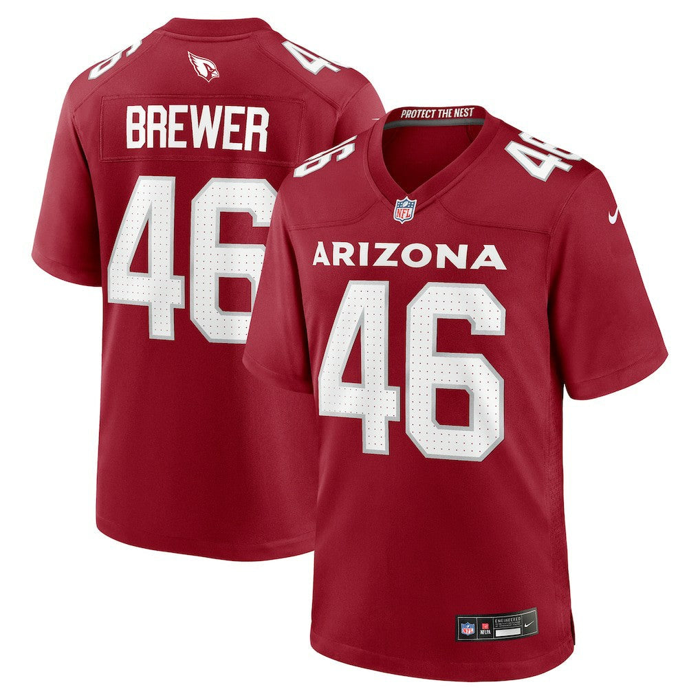 Aaron Brewer Arizona Cardinals Team Game Jersey - Cardinal | Nike discount