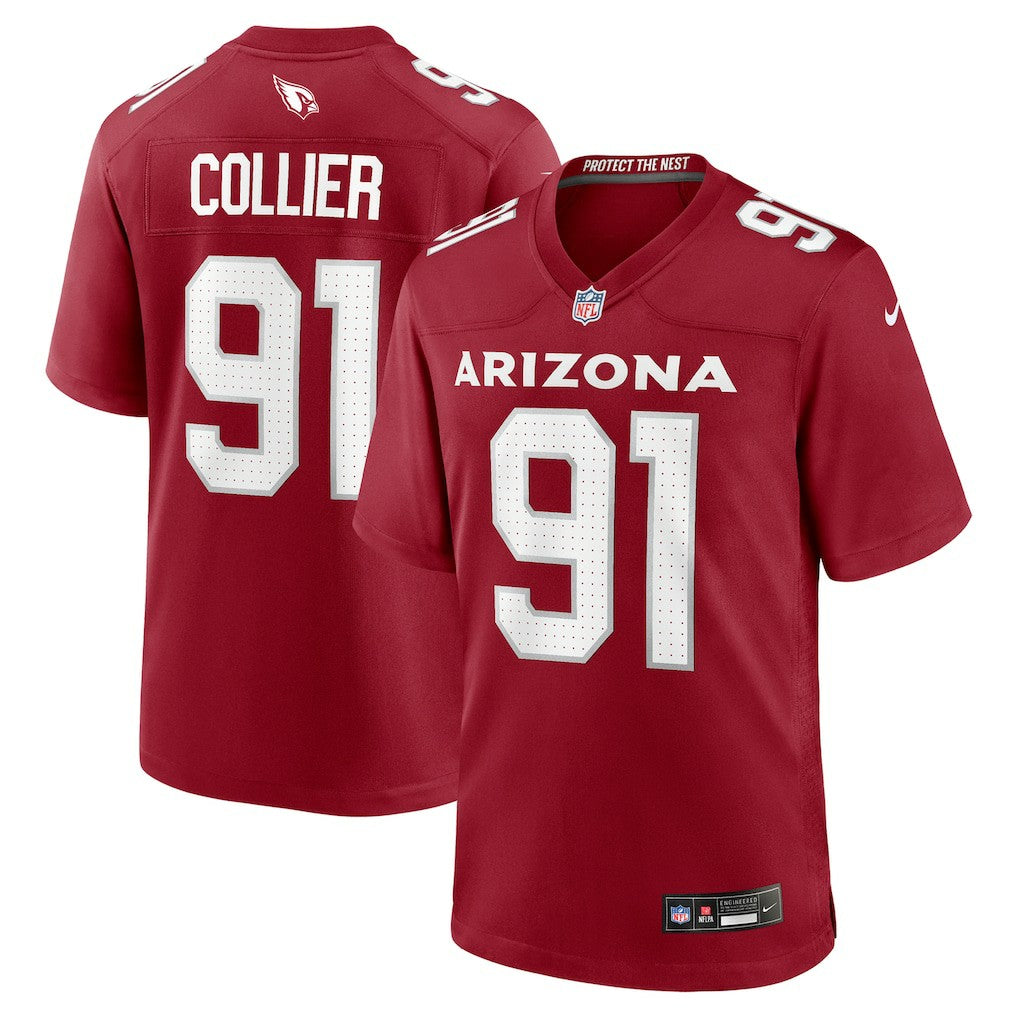 L.J. Collier Arizona Cardinals Team Game Jersey - Cardinal | Nike outlet