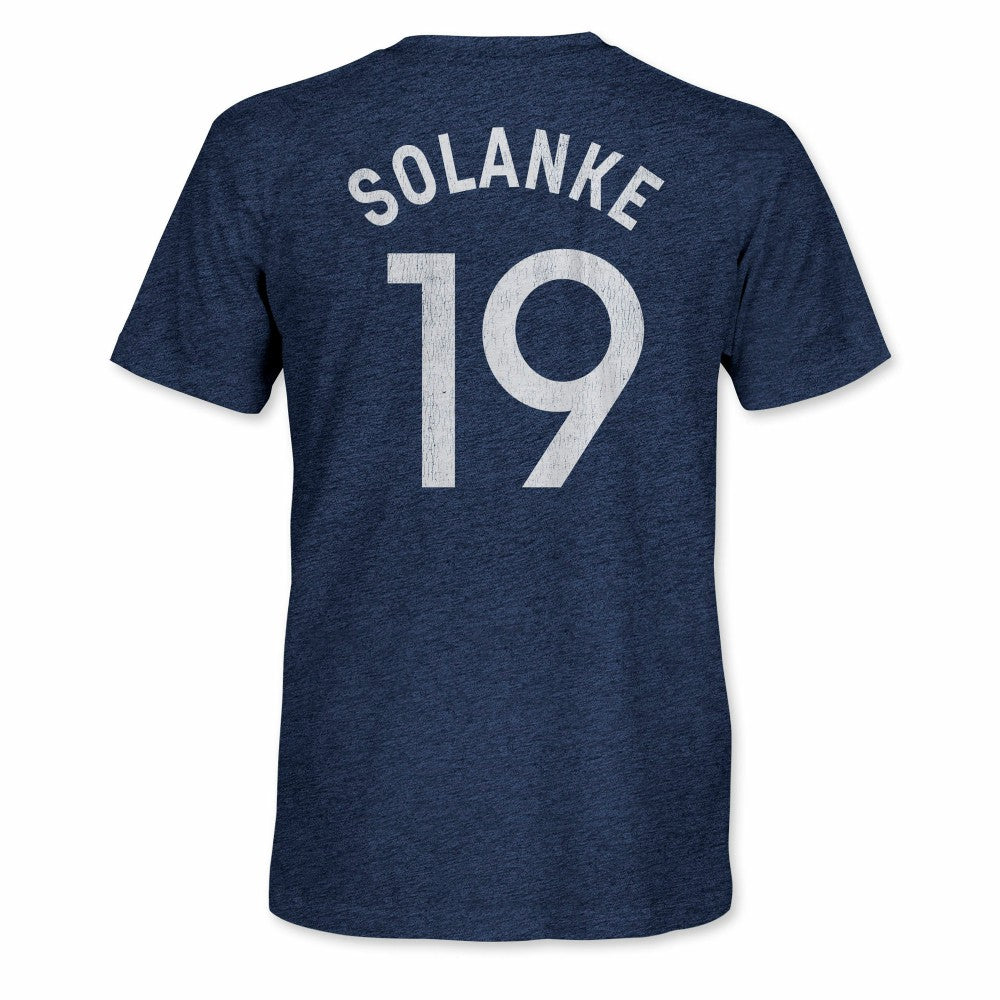 Dominic Solanke Tottenham Hotspur 1863FC Retro Player Name & Number Tri-Blend T-Shirt - Navy online