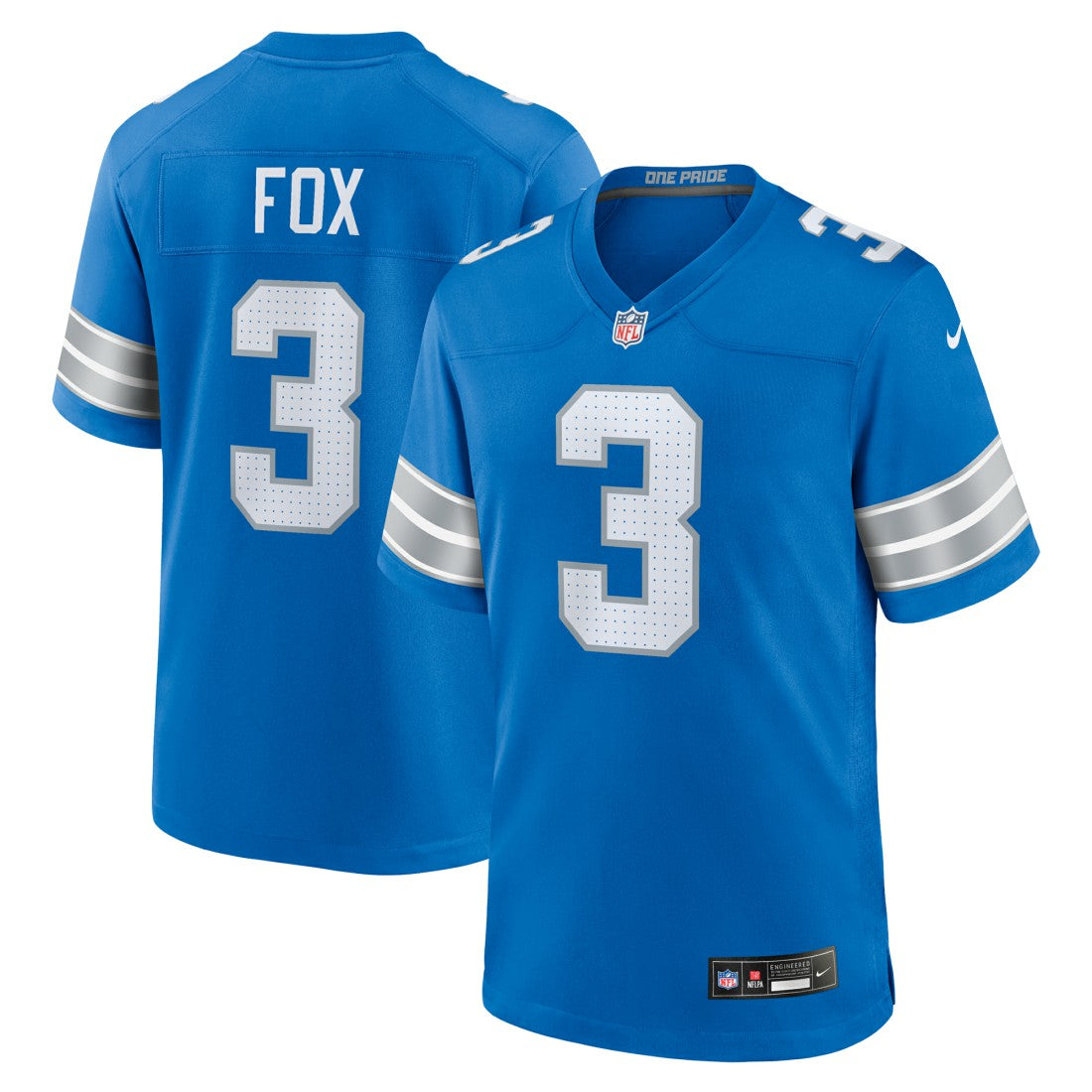 Jack Fox Detroit Lions Team Game Jersey - Blue | Nike on sale