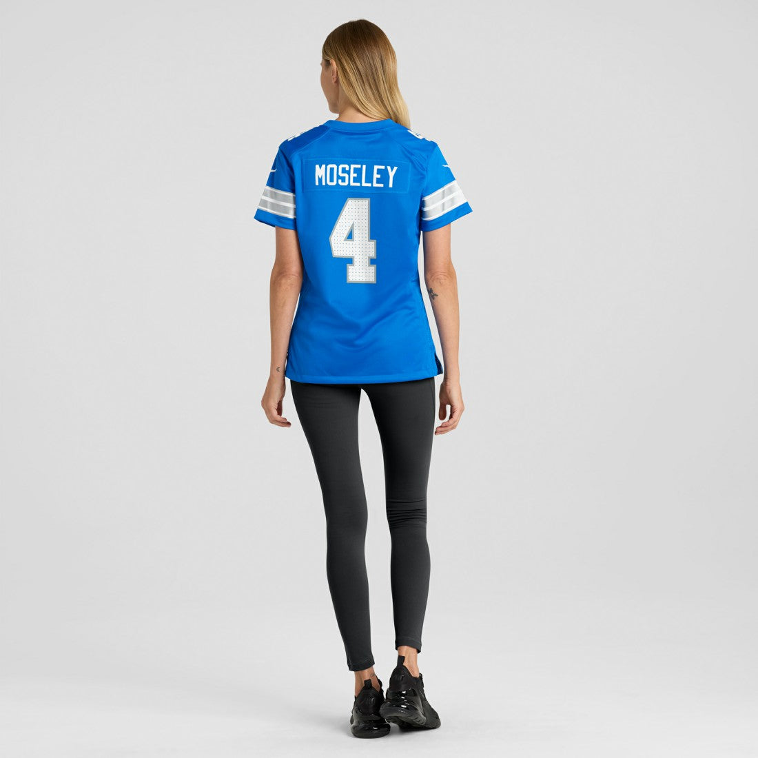Emmanuel Moseley Detroit Lions Women's Team Game Jersey - Blue | Nike cheap