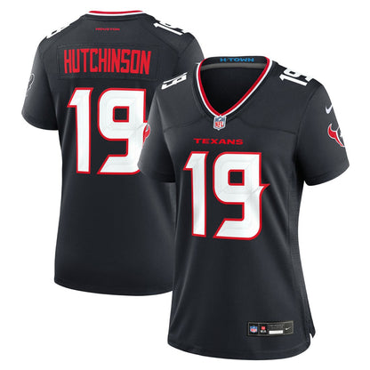 Xavier Hutchinson Houston Texans Women's Team Game Jersey - Navy | Nike discount