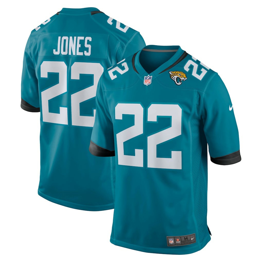 Jarrian Jones Jacksonville Jaguars Team Game Jersey - Teal | Nike on sale