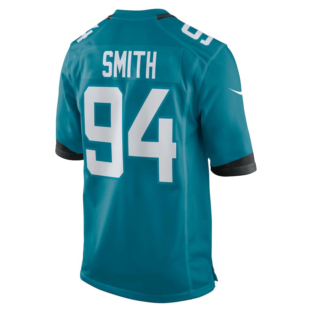 Maason Smith Jacksonville Jaguars Team Game Jersey - Teal | Nike on sale