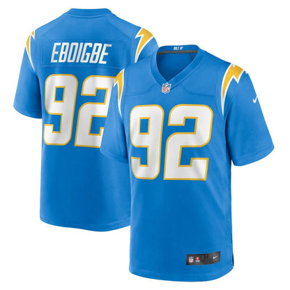 Justin Eboigbe Los Angeles Chargers Team Game Jersey - Powder Blue | Nike online