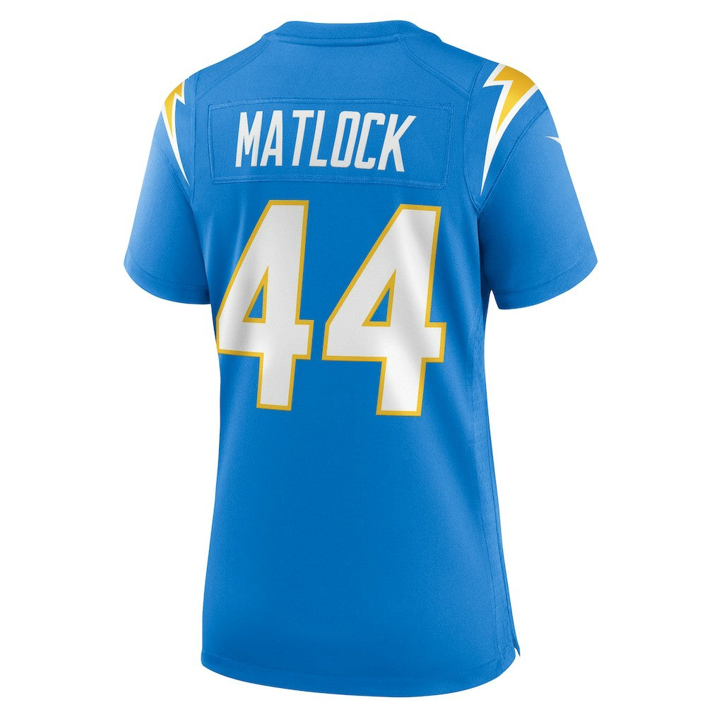 Scott Matlock Los Angeles Chargers Women's Game Jersey - Powder Blue | Nike for sale