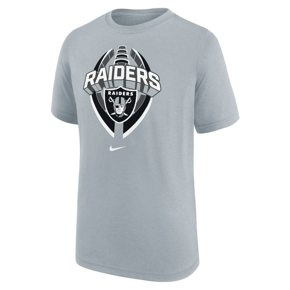 Las Vegas Raiders Youth Icon Legend T-Shirt - Gray | Nike sale