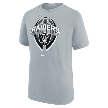 Las Vegas Raiders Youth Icon Legend T-Shirt - Gray | Nike sale
