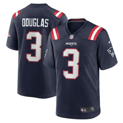 Demario Douglas New England Patriots Game Jersey - Navy | Nike for sale