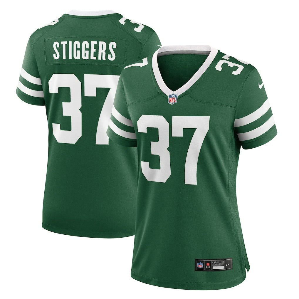 Qwan'tez Stiggers New York Jets Women's Game Jersey - Legacy Green | Nike on sale