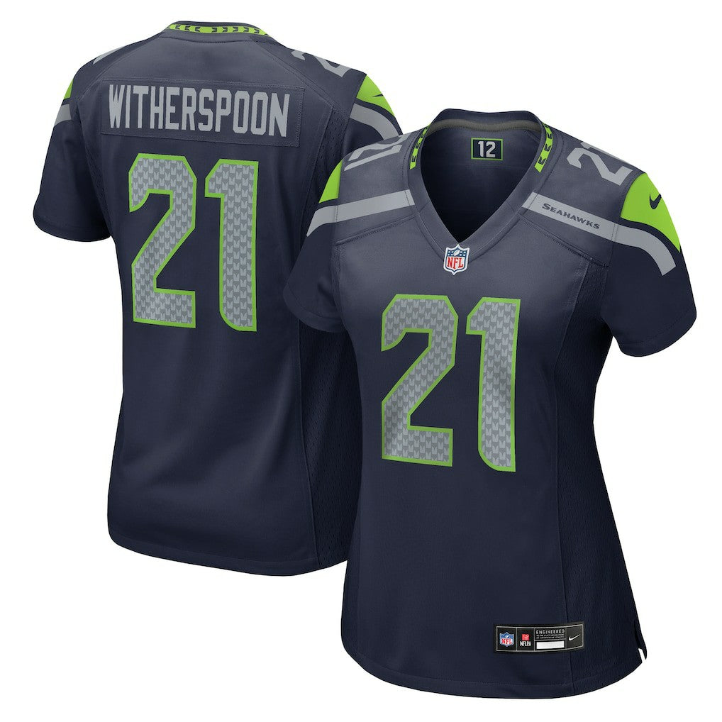 Devon Witherspoon Seattle Seahawks Women's Team Game Jersey - College Navy | Nike for sale