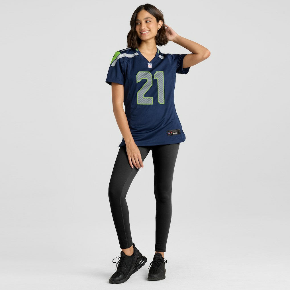 Devon Witherspoon Seattle Seahawks Women's Team Game Jersey - College Navy | Nike for sale