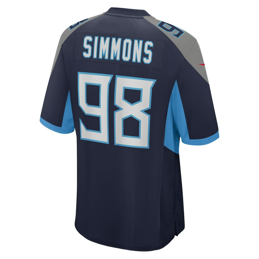 Jeffery Simmons Tennessee Titans Game Jersey - Navy | Nike online