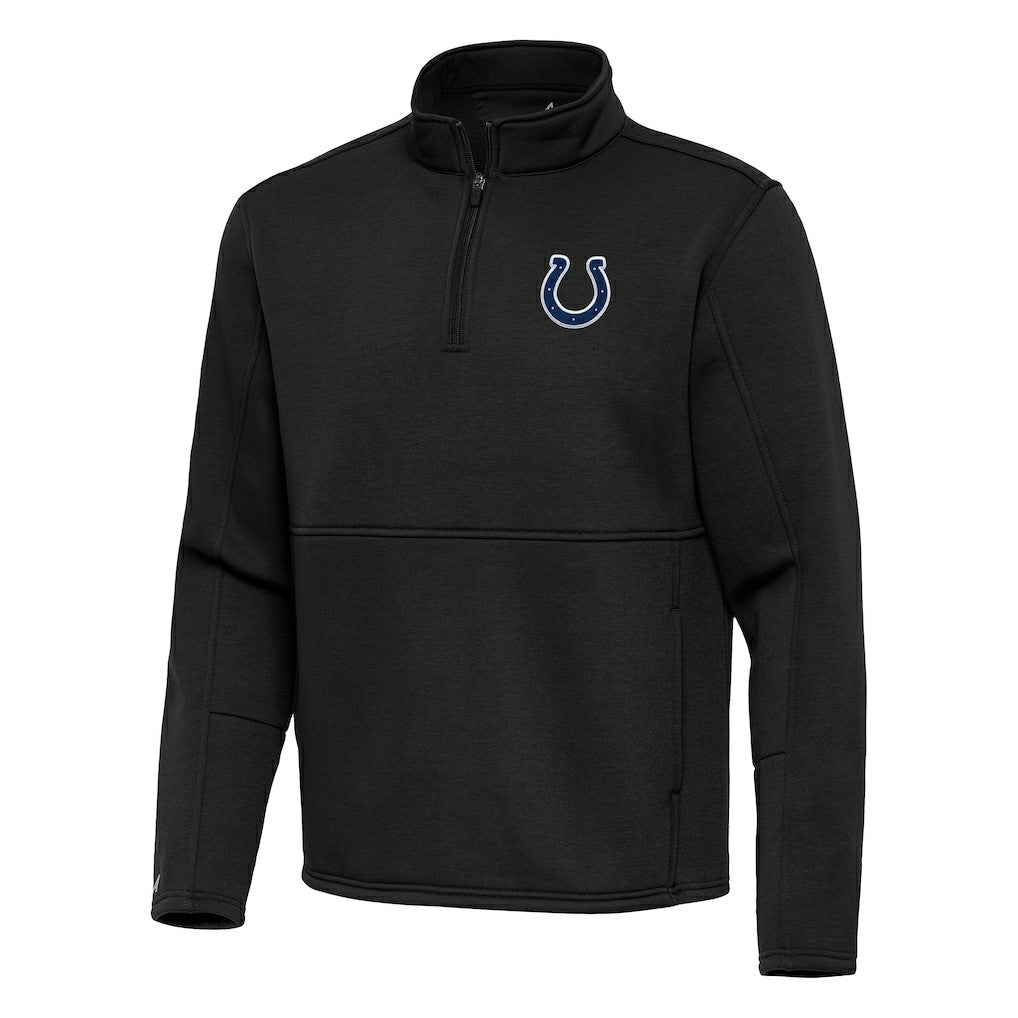 Indianapolis Colts Antigua Twist Quarter-Zip Pullover Jacket - Black discount