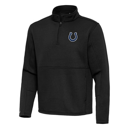 Indianapolis Colts Antigua Twist Quarter-Zip Pullover Jacket - Black discount