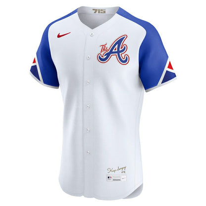 Atlanta Braves City Connect Elite Jersey - White | Nike