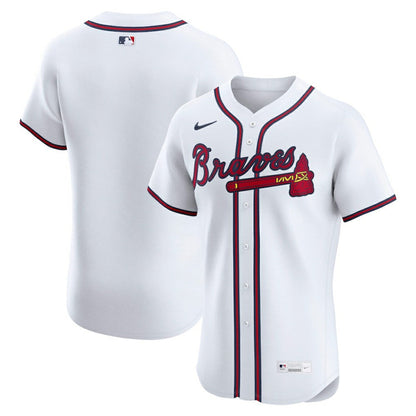 Atlanta Braves Home Elite Jersey - White | Nike