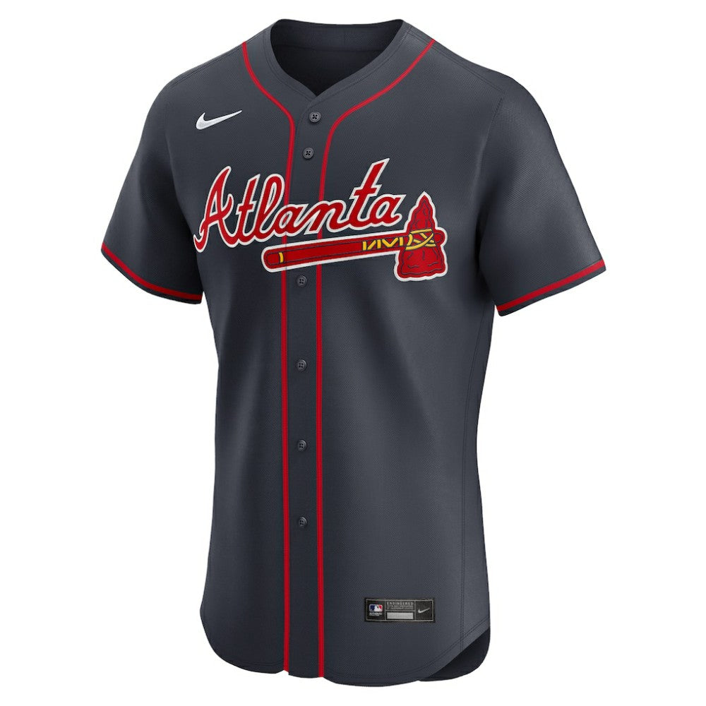 Atlanta Braves Alternate Elite Jersey - Navy | Nike