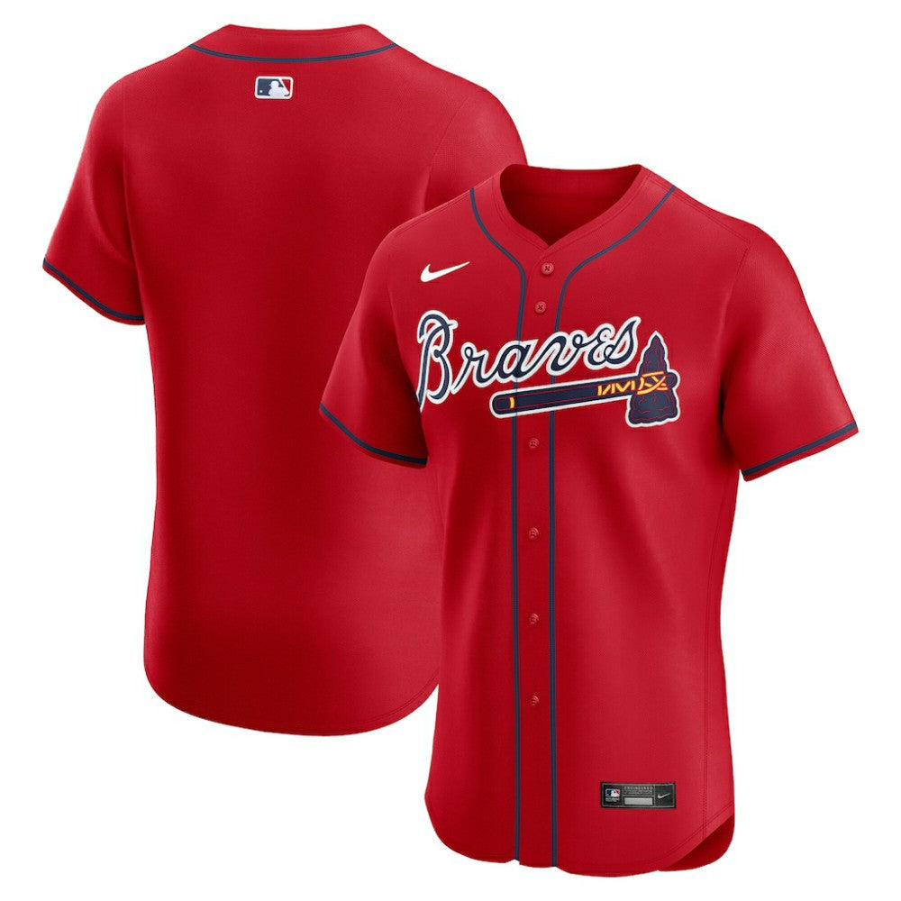 Atlanta Braves Alternate Elite Jersey - Red | Nike