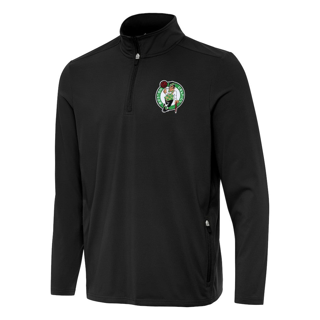 Boston Celtics Antigua Perilous Quarter-Zip Sweatshirt - Black online