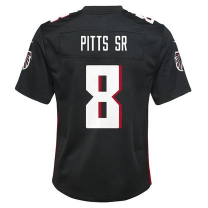 Kyle Pitts Sr. Atlanta Falcons Youth Game Jersey - Black | Nike cheap