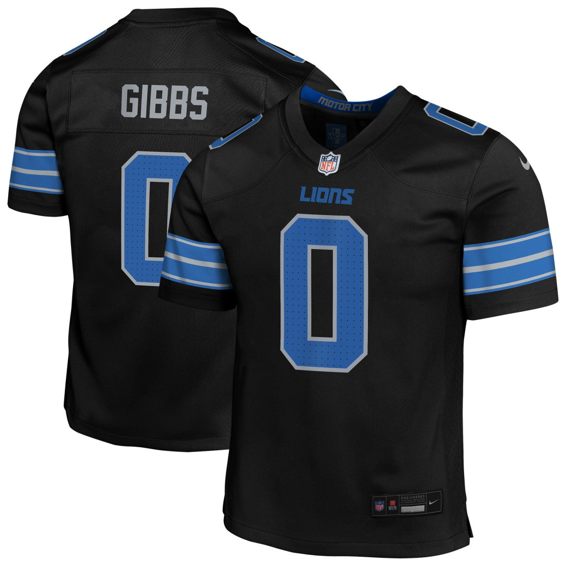 Jahmyr Gibbs Detroit Lions Youth Game Jersey - Black | Nike outlet