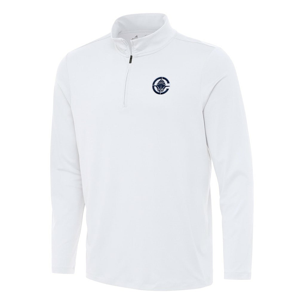 LA Clippers Antigua Reprocess Quarter-Zip Top - White shop