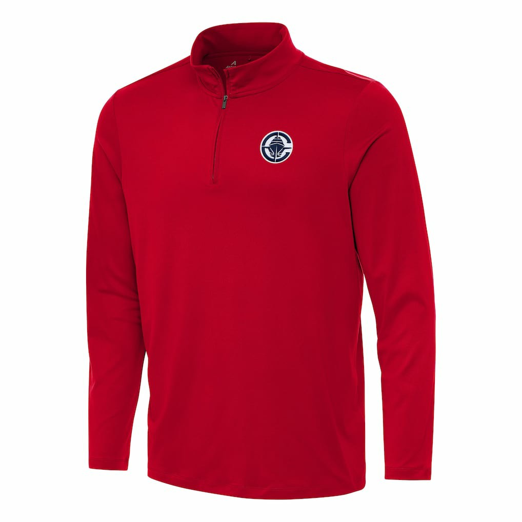 LA Clippers Antigua Reprocess Quarter-Zip Top - Red online