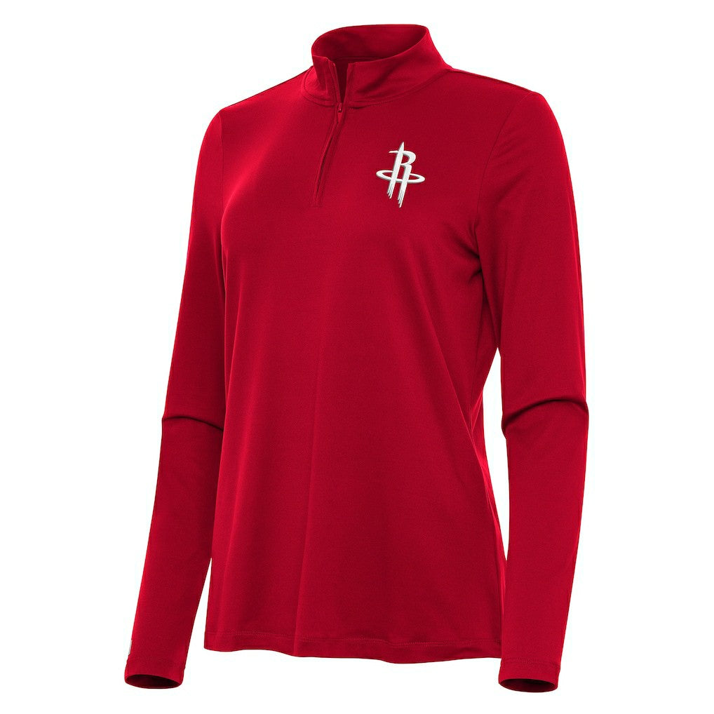 Houston Rockets Antigua Women's Reprocess Quarter-Zip Top sale - Red for sale