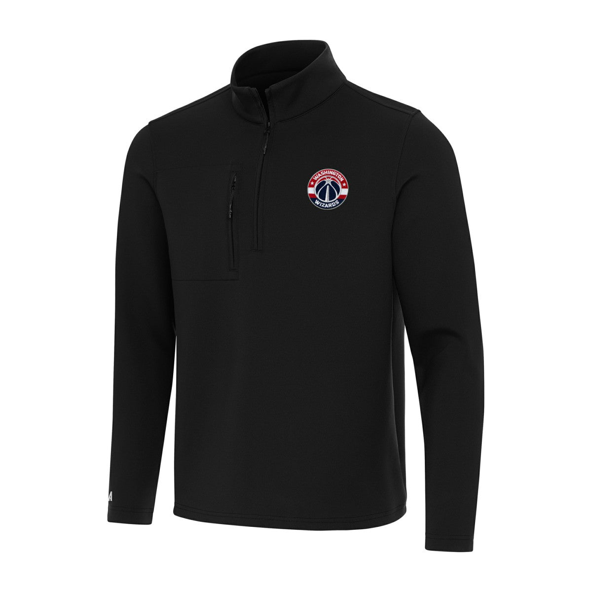 Washington Wizards Antigua Insider Quarter-Zip Top - Black shop