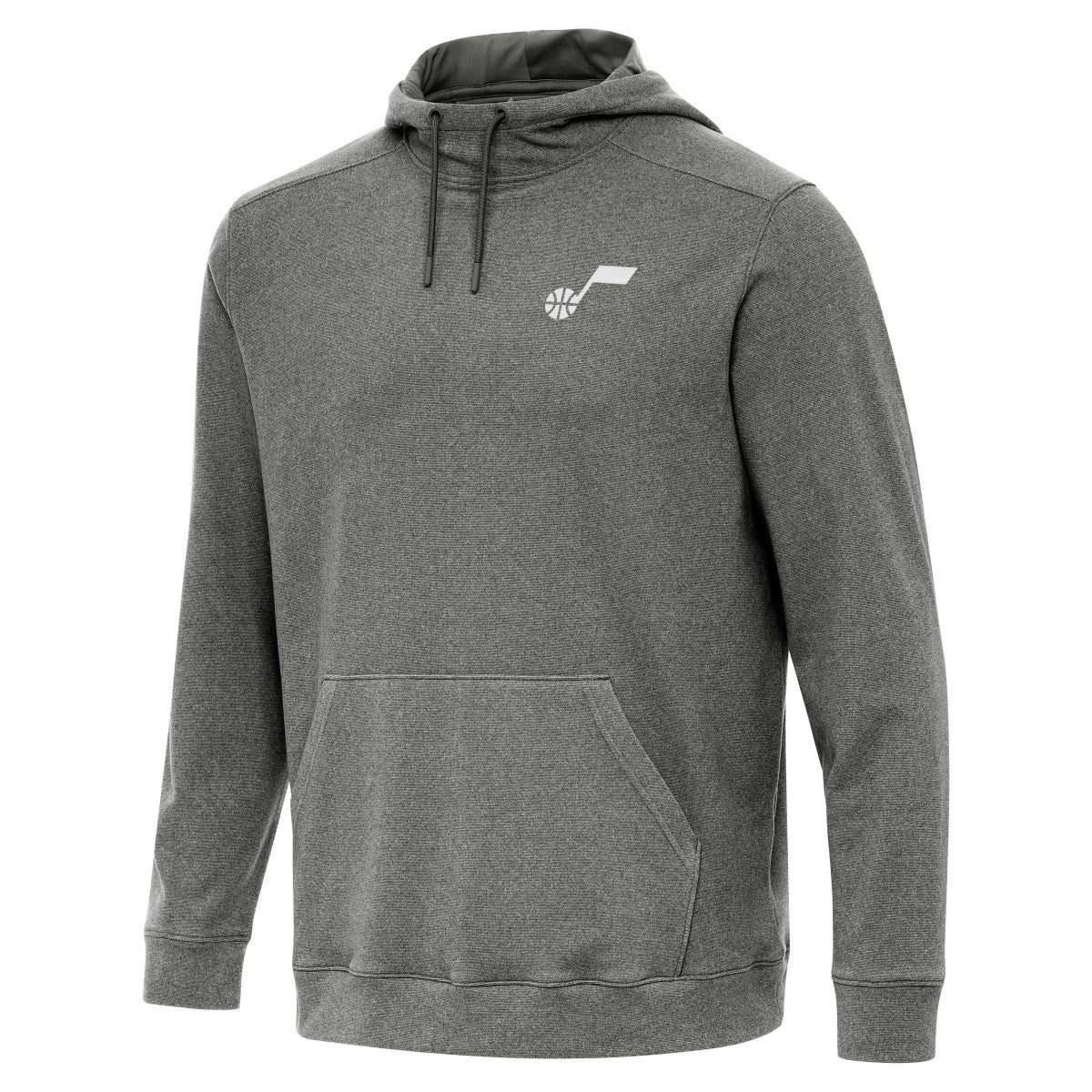 Utah Jazz Antigua Cloud Pullover Hoodie - Heather Black outlet