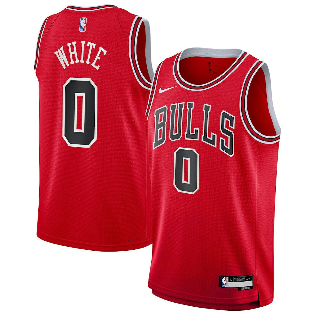 Coby White Chicago Bulls Youth Swingman Jersey sale - Red sale - Icon Edition cheap