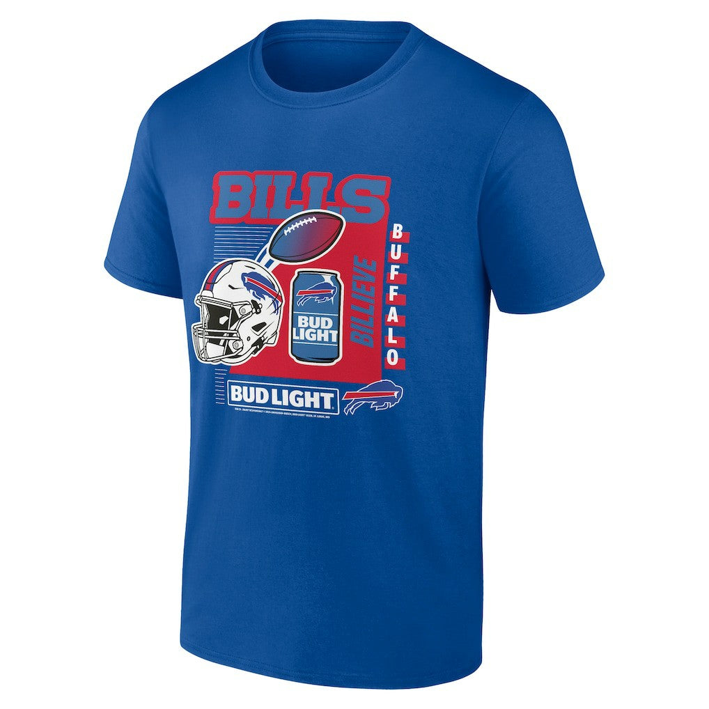 Buffalo Bills Bud Light T-Shirt - Royal discount