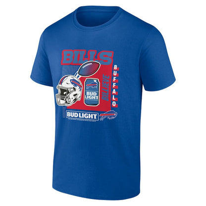 Buffalo Bills Bud Light T-Shirt - Royal discount