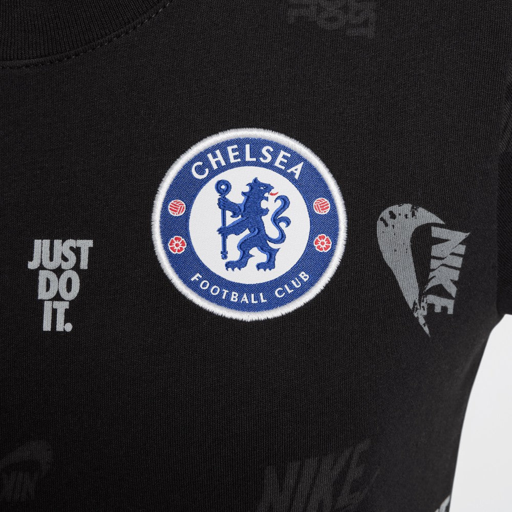 Chelsea Youth Just Do It Crest T-Shirt - Black | Nike sale